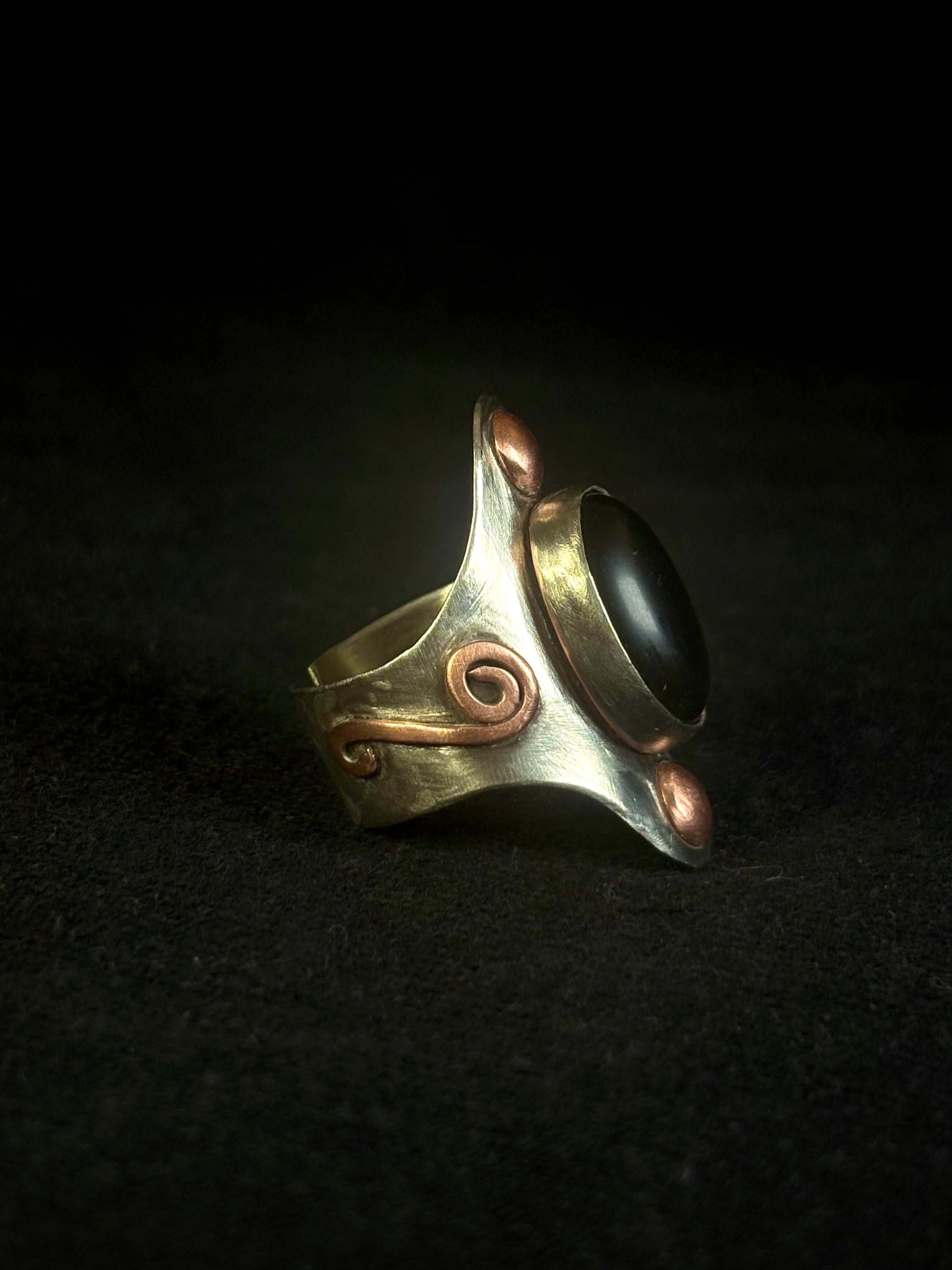 Anillo Obsidiana 🖤