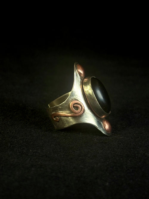 Anillo Obsidiana 🖤
